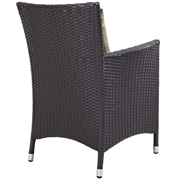 Convene 11 Piece Outdoor Patio Dining Set in Espresso Mocha