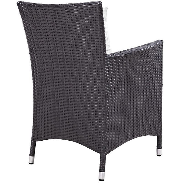 Convene 11 Piece Outdoor Patio Dining Set in Espresso White