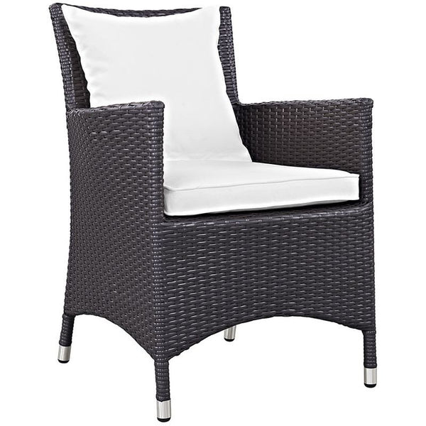 Convene 11 Piece Outdoor Patio Dining Set in Espresso White