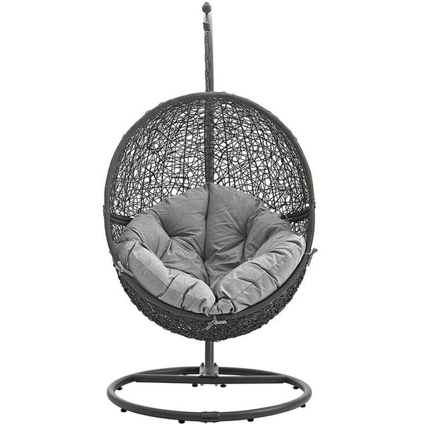 Hide Outdoor Patio Swing Chair in Gray