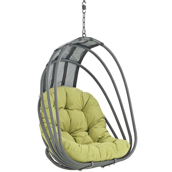 Whisk Outdoor Patio Swing Chair in Peridot