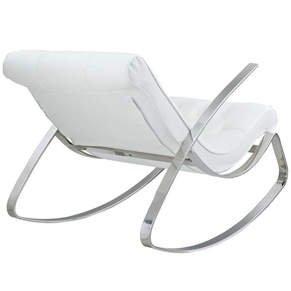 Canoe Rocking Chair in White