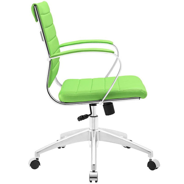 Jive Mid Back Office Chair in Bright Green