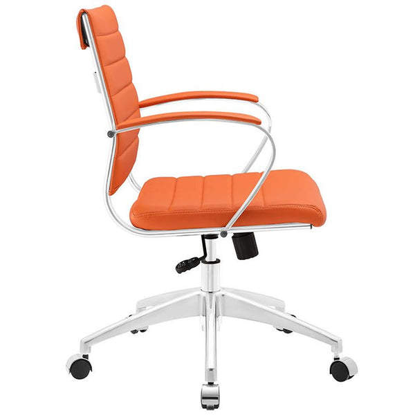 Jive Mid Back Office Chair in Orange