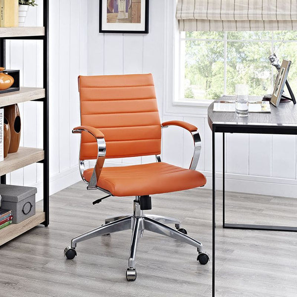 Jive Mid Back Office Chair in Orange