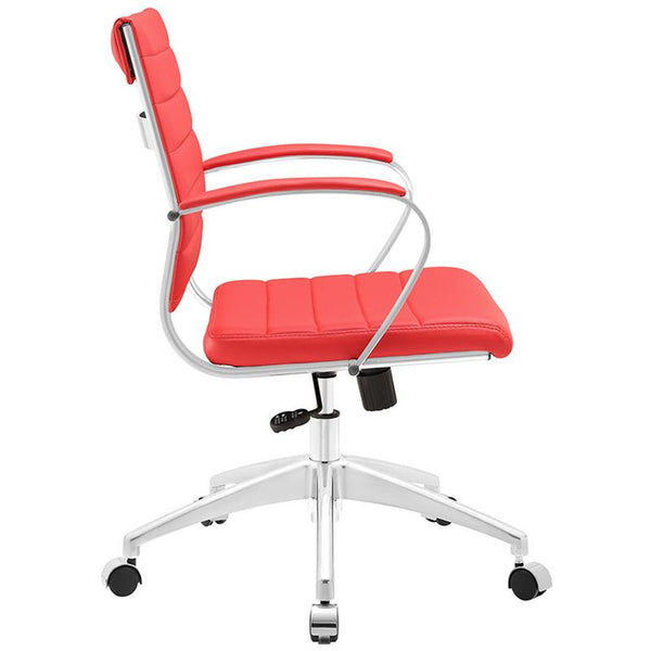 Jive Mid Back Office Chair in Red