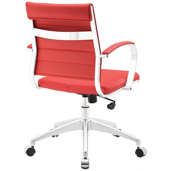 Jive Mid Back Office Chair in Red