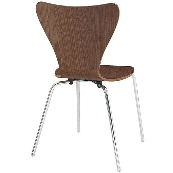 Ernie Dining Side Chair in Walnut