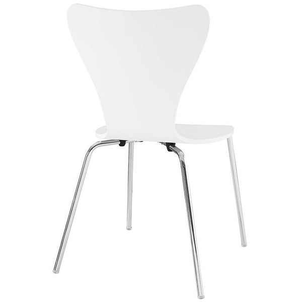 Ernie Dining Side Chair in White