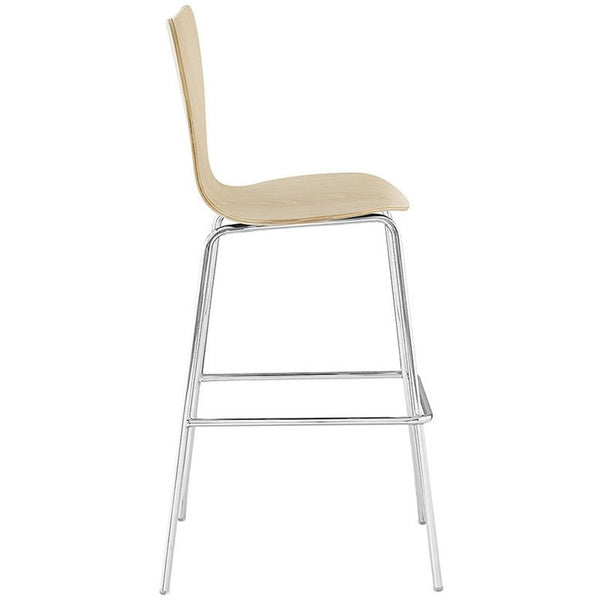 Ernie Wood Bar Stool in Natural