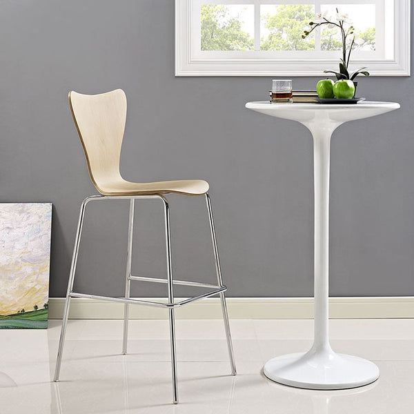 Ernie Wood Bar Stool in Natural