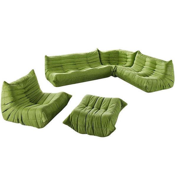 Waverunner Sectional Sofa in Green
