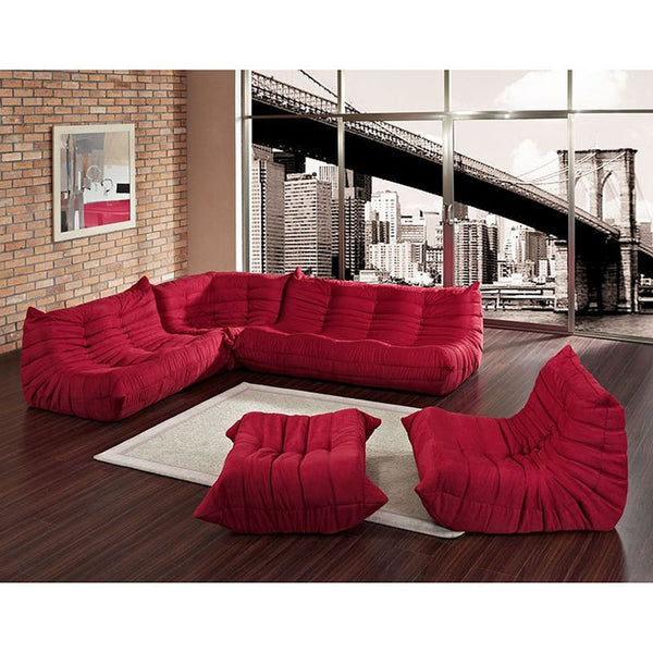 Waverunner Sectional Sofa in Red