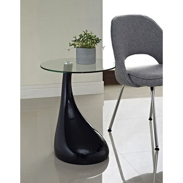 Teardrop Side Table in Black