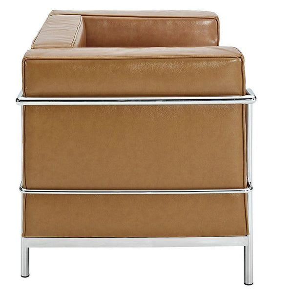 Charles Grande Armchair in Tan