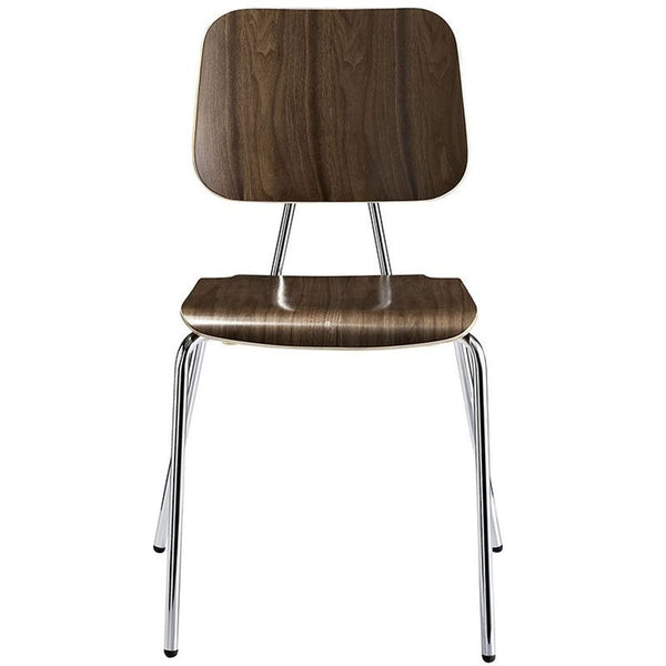 Motive Dining Wood Side Chair in Walnut