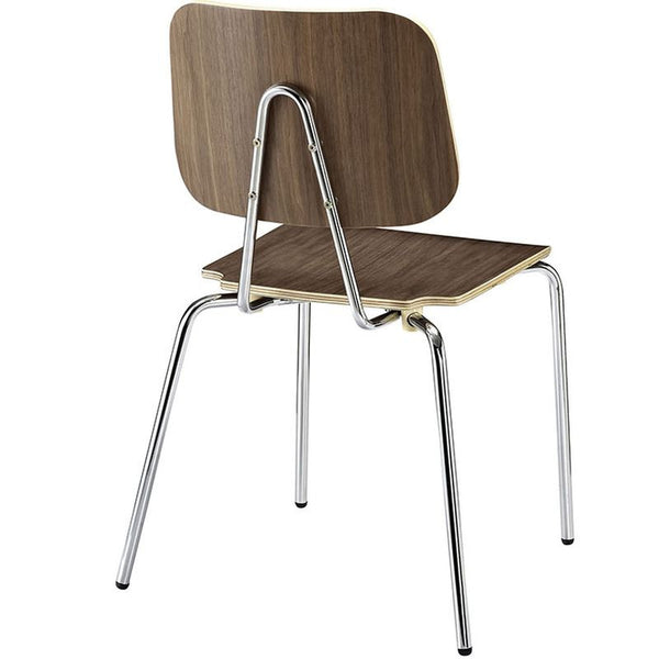 Motive Dining Wood Side Chair in Walnut