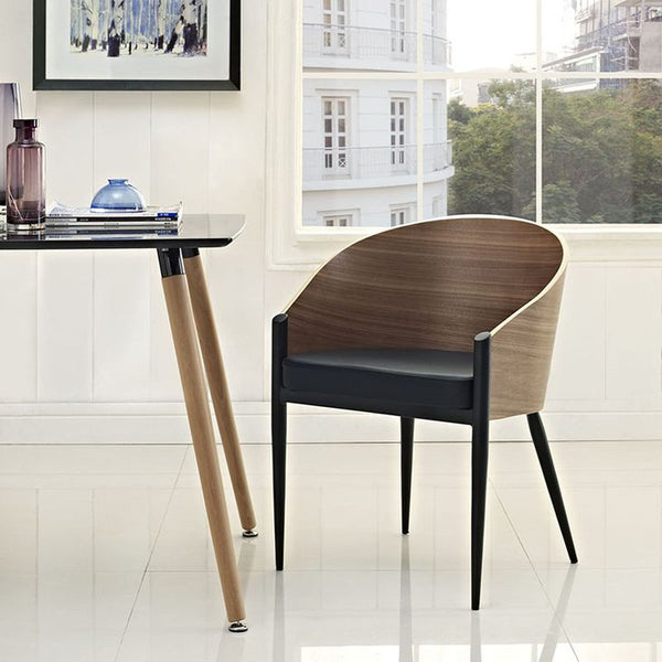 Cooper Dining Wood Armchair in Walnut