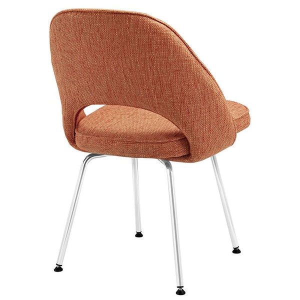 Cordelia Dining Fabric Side Chair in Orange