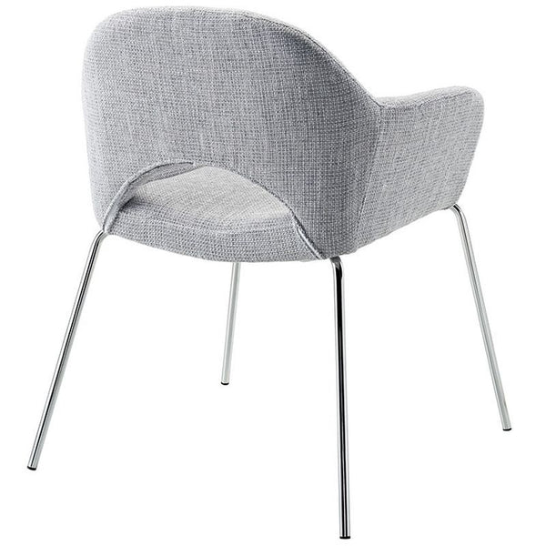 Cordelia Dining Armchair in Light Gray