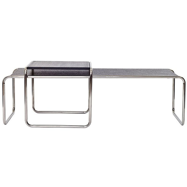 Blox Wood Top Coffee Table in Black
