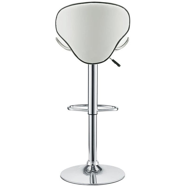 Saddleback Bar Stool in White