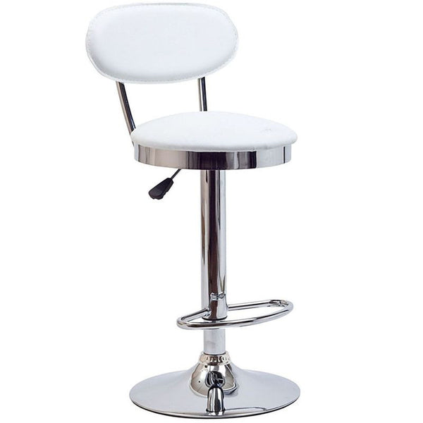 Retro Bar Stool in White