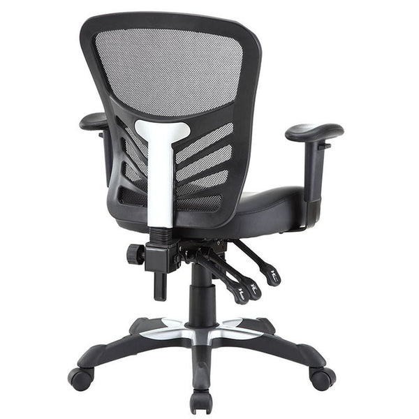 Articulate Vinyl Office Chair in Black