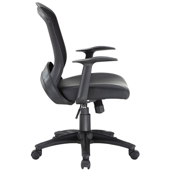 Pulse Vinyl Office Chair in Black