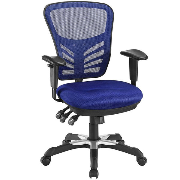 Articulate Mesh Office Chair in Blue