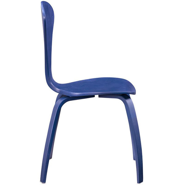 Vortex Dining Side Chair in Blue