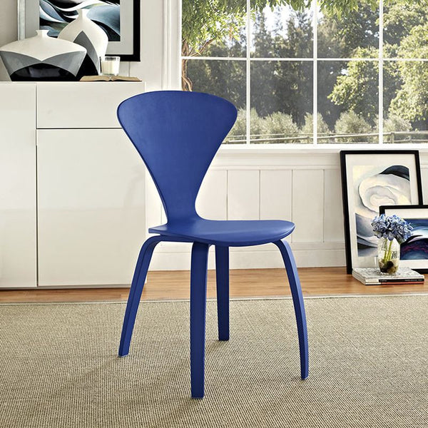 Vortex Dining Side Chair in Blue