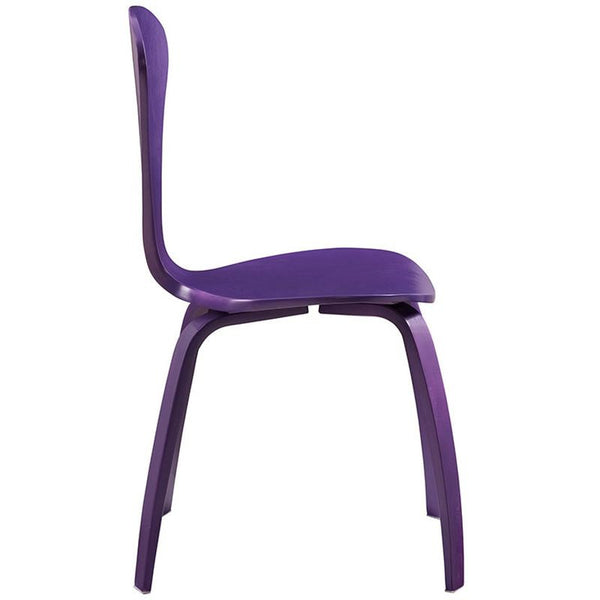 Vortex Dining Side Chair in Purple