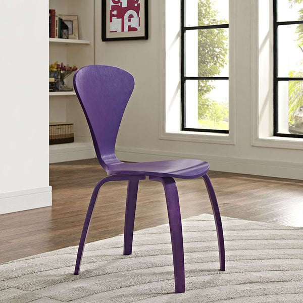 Vortex Dining Side Chair in Purple