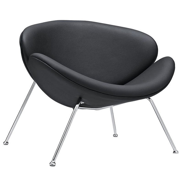 Nutshell Lounge Chair in Black