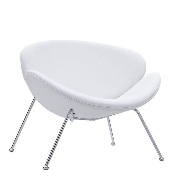 Nutshell Lounge Chair in White