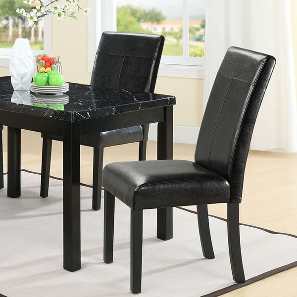 Compass Dining Side Chair in Black