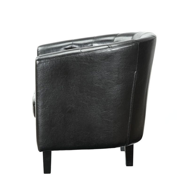 Prospect Vinyl Armchair in Black