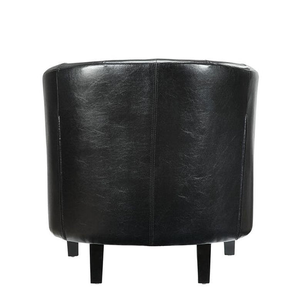 Prospect Vinyl Armchair in Black