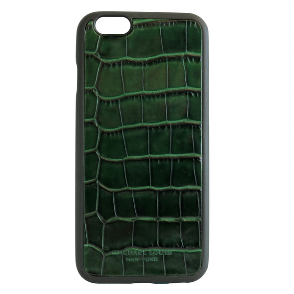 Green Croc Embossed iPhone 6/6S Case