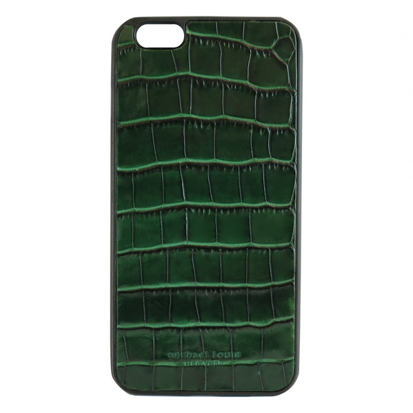 Green Croc Embossed iPhone 6/6S Plus Case
