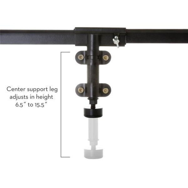 Queen Hook-in Bed Rails with Center Bar