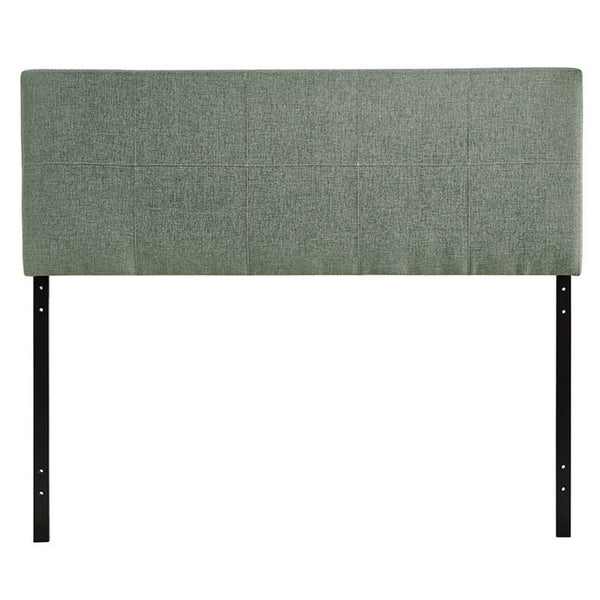Oliver Queen Fabric Headboard in Gray