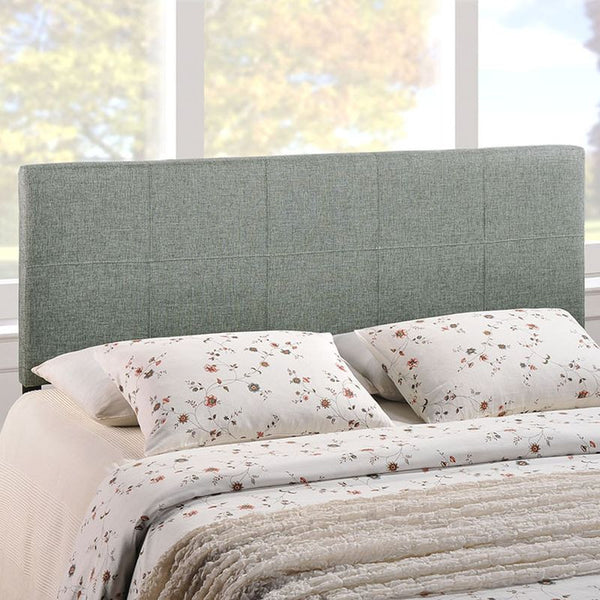 Oliver Queen Fabric Headboard in Gray