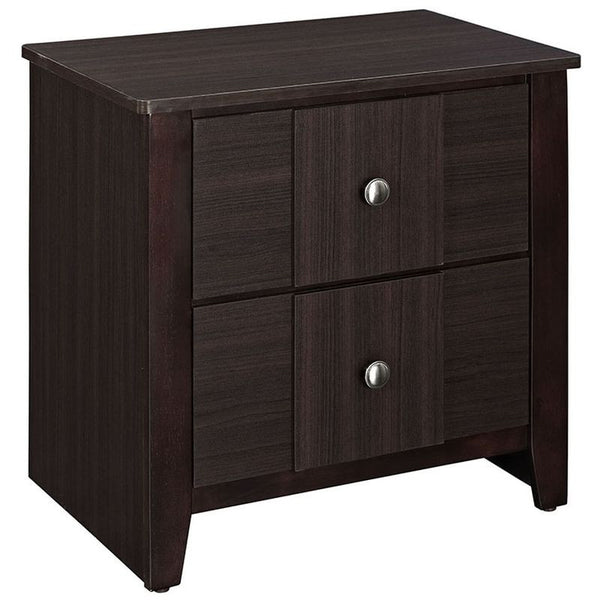 Holly 2 Piece Queen Bedroom Set in Espresso Dark Brown