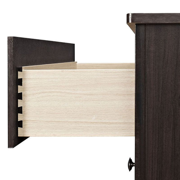 Holly 2 Piece Queen Bedroom Set in Espresso Dark Brown