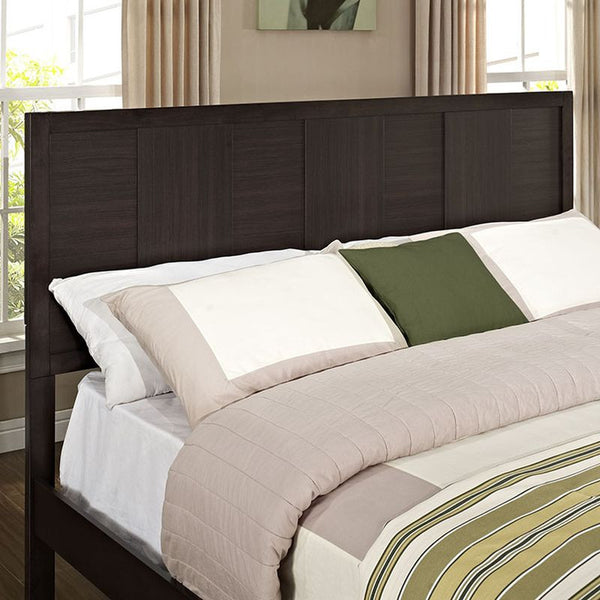 Holly 2 Piece Queen Bedroom Set in Espresso Dark Brown