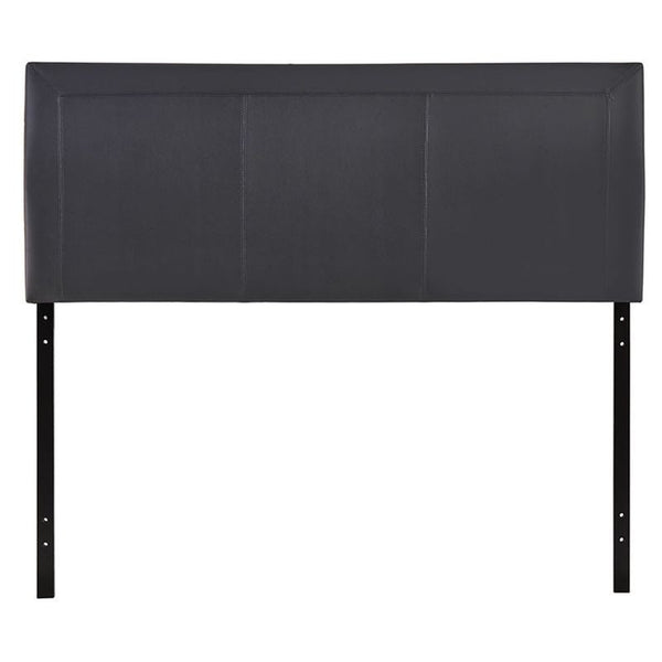 Isabella Queen Vinyl Headboard in Black