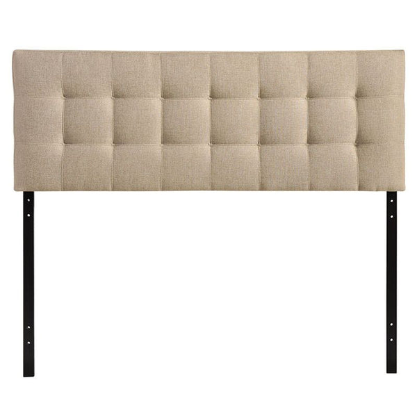 Lily King Fabric Headboard in Beige