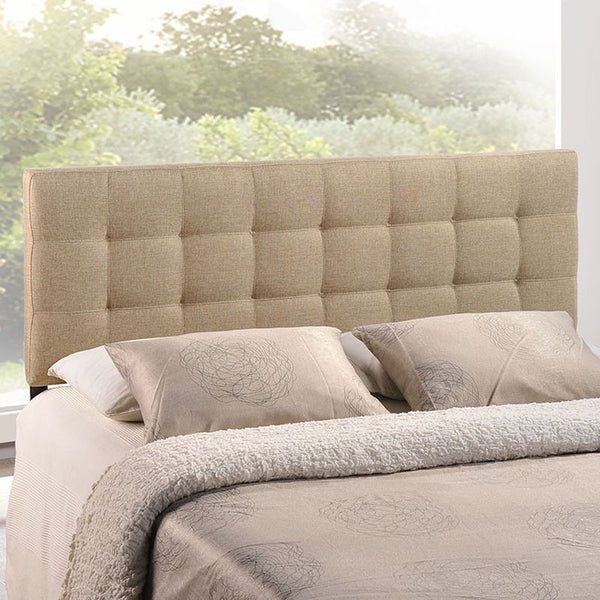 Lily King Fabric Headboard in Beige